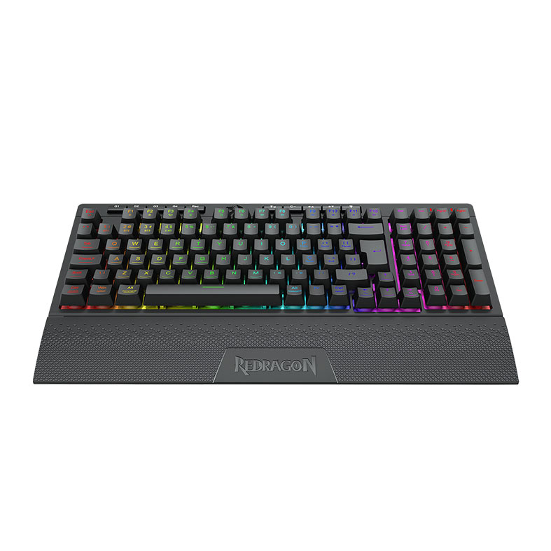Teclado Gamer Redragon Shiva Pro 98, RGB, Membrana, Wireless, Preto, K515RGB-PRO-PT - miniatura 5
