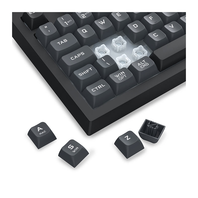 Teclado Gamer Redragon Crux Pro, RGB, ABNT2, Wireless, Preto e Cinza, K518RGB-PRO-GB - miniatura 8