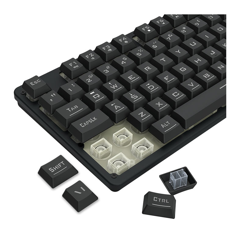 Teclado Gamer Redragon Netherbane, Rainbow, Preto, K521-R-PT - miniatura 9