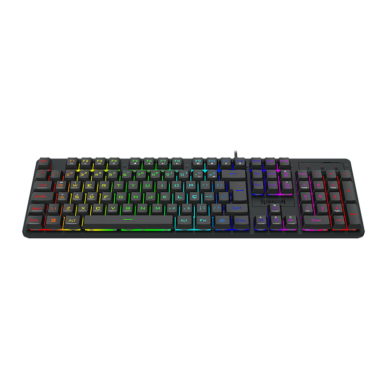 Teclado Gamer Redragon Netherbane, Rainbow, Preto, K521-R-PT - miniatura 6