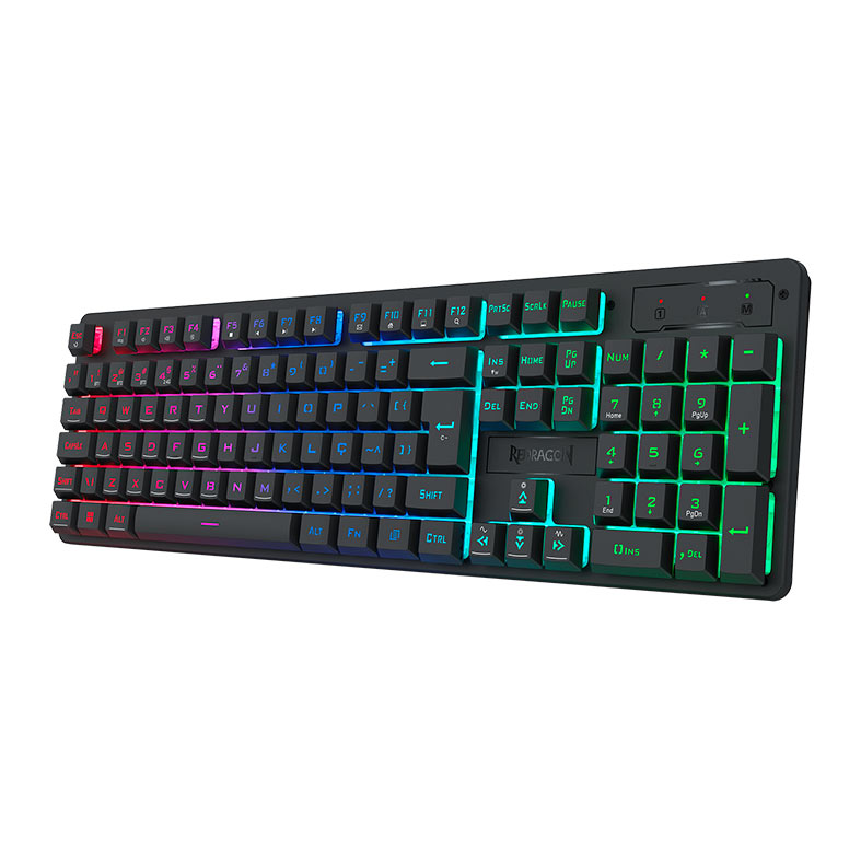 Teclado Gamer Redragon Netherbane Pro, RGB, ABNT2, Wireless, Preto, K521RGB-KS PT - miniatura 4