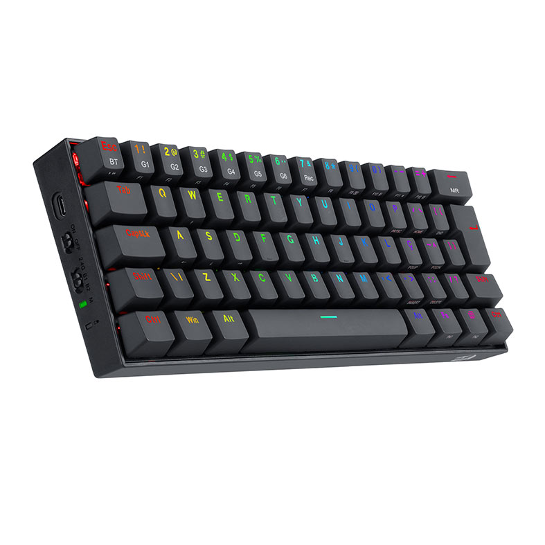 Teclado Mecanico Gamer Redragon Draconic PRO, RGB, ABNT2 60%, Switch Azul, Preto, K530RGB-PRO-(PT-BLUE) - miniatura 3