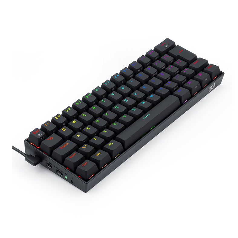 Teclado Mecanico Gamer Redragon Draconic PRO, RGB, ABNT2 60%, Switch Marron, Preto, K530RGB-PRO-(PT-BROWN) - miniatura 5