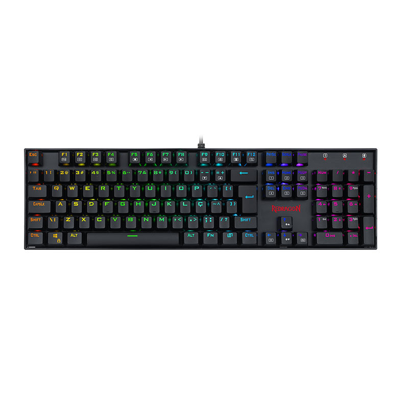 Teclado Mecanico Redragon Mitra RGB Switch Azul, K551RGB-1 - imagem 1
