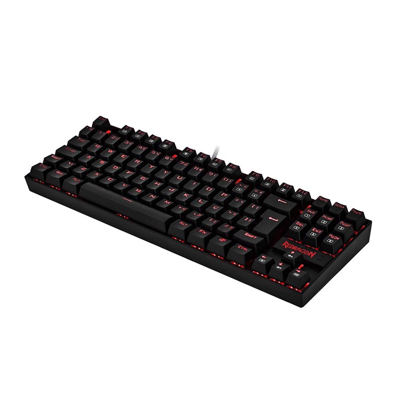 Teclado Mecanico Redragon Kumara Led Vermelho Switch Vermelho, K552-2 PT-RED - miniatura 4