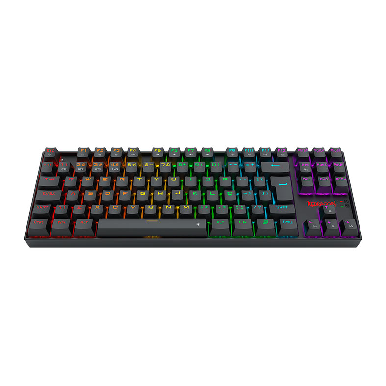 Teclado Mecanico Redragon Kumara Elite, RGB, Switch Marrom, Wireless, Preto, K552-KRS - miniatura 6