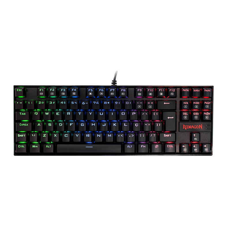 Teclado Gaming ReDragon Kumara Mecanico RGB Switch Azul, K552RGB-1 - imagem 1