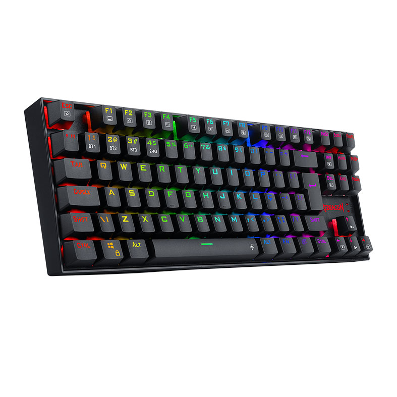 Teclado Mecanico Redragon Kumara Pro, RGB, Wireless, Switch Azul, Preto, K552RGB-BRS-B-PT-BLUE - miniatura 3