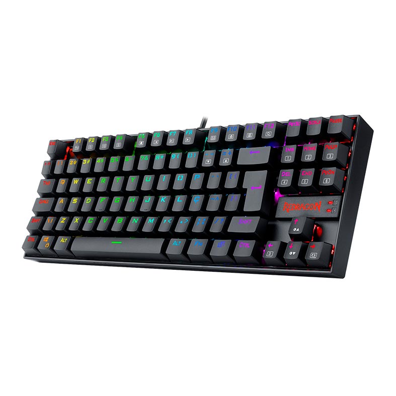 Teclado Magnetico Gamer Redragon Kumara Pro, RGB, Switch Azul, Preto, K552RGB-PRO-PT-BLUE - miniatura 4