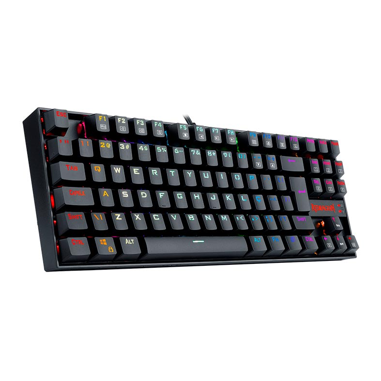 Teclado Magnetico Gamer Redragon Kumara Pro, RGB, Switch Azul, Preto, K552RGB-PRO-PT-BLUE - miniatura 3