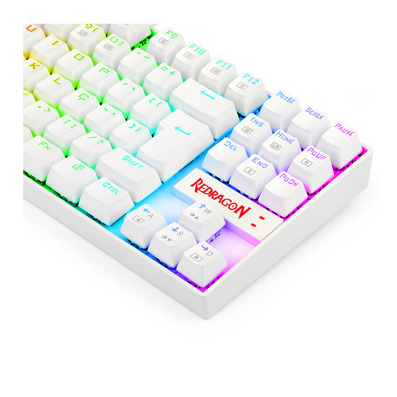 Teclado Mecanico Redragon Kumara Lunar White RGB Switch Red, K552W-RGB PT-RED - miniatura 9