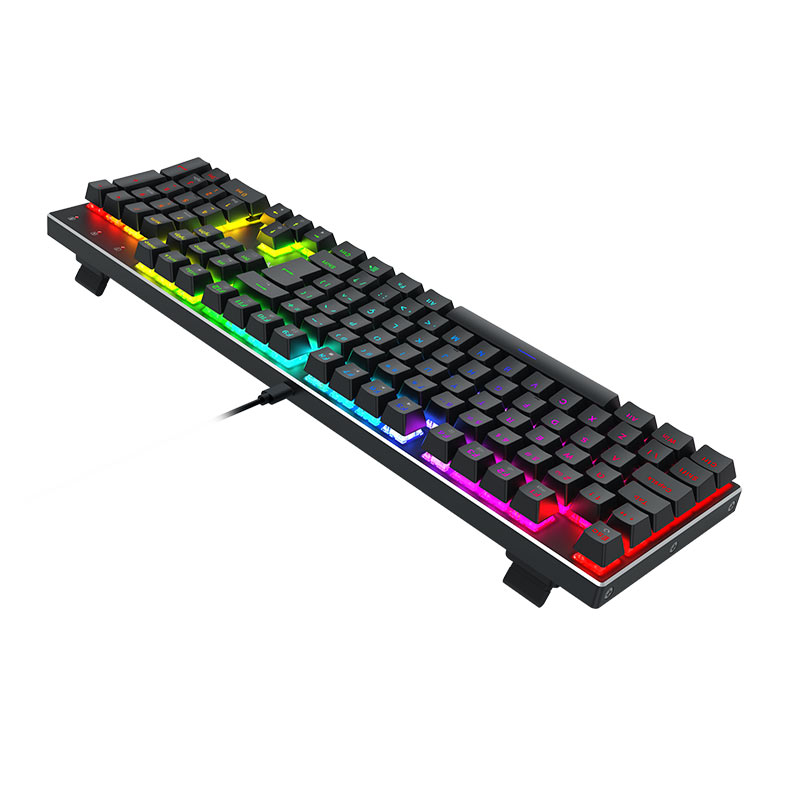 Teclado Magnetico Redragon Dharma, RGB, Full Size, Rapid Trigger, ABNT2, Case em Aluminio, Preto, K556RGB-M - miniatura 7