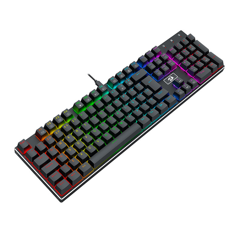 Teclado Mecanico Redragon Devarajas, RGB, Switch Marrom, Preto, K556RGB-PT-BROWN - miniatura 6