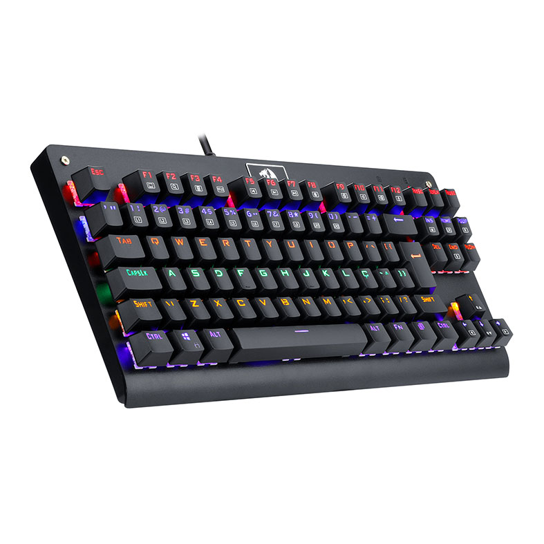 Teclado Mecanico Redragon Dark Avenger Preto Rainbow Switch Vermelho, K568R-PT-RED - miniatura 3
