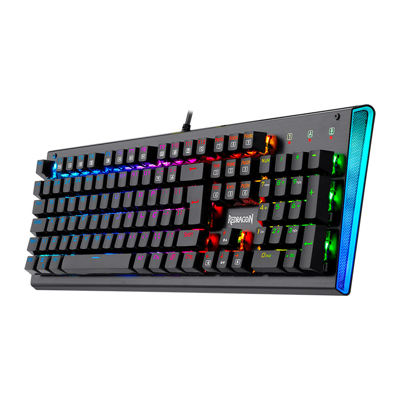 Teclado Mecanico Gamer Redragon Aryaman V2, RGB, Switch Marrom, Preto, K569RGB-PT-BROWN-V2 - miniatura 4