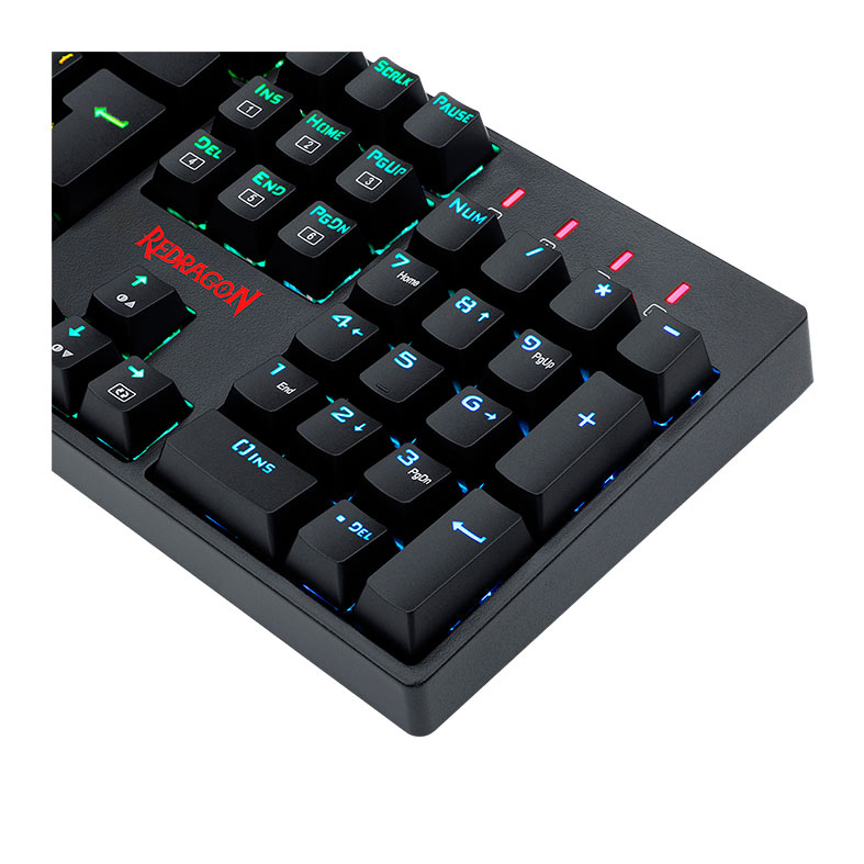 Teclado Mecanico Redragon Surara Pro, RGB, Switch Marrom, Preto, K582RGB-PRO-V2-(PT-BROWN) - miniatura 7