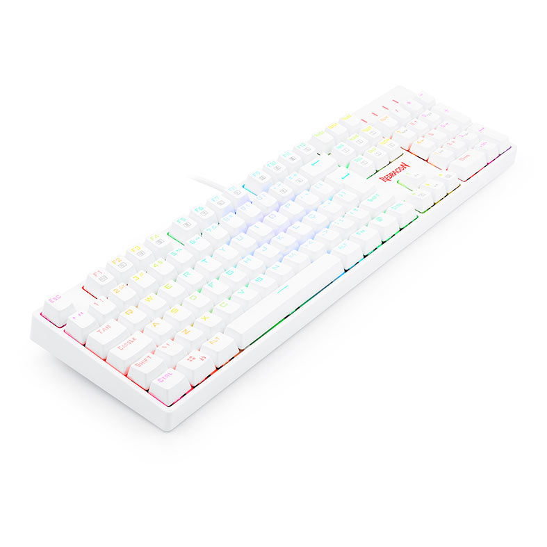 Teclado Mecanico Gamer Redragon Surara-Pro, RGB, Switch Azul, Branco, K582W-RGB-PRO-BLUE - miniatura 6