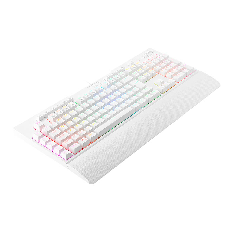 Teclado Opto-Mecanico Redragon Brahma PRO, RGB, Switch Marrom, Branco, K586W-RGB-PRO-PT-BROWN - miniatura 5