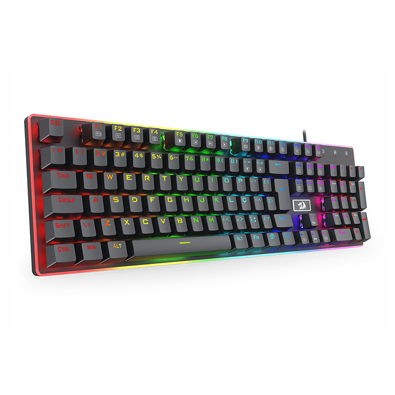 Teclado Mecanico Redragon Ratri, RGB, Switch Marrom, Preto, K595RGB-PT-BROWN - miniatura 3