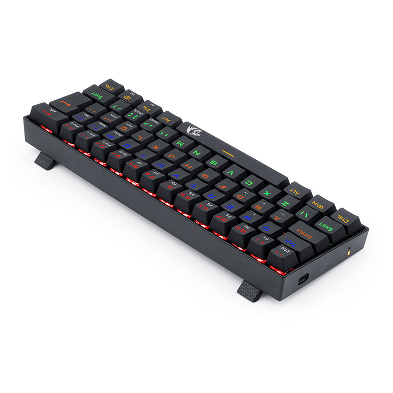 Teclado Mecanico Redragon Lakshmi, Rainbow, ABNT2, Layout 60%, Switch Marrom, K606R-PT-BROWN - miniatura 7