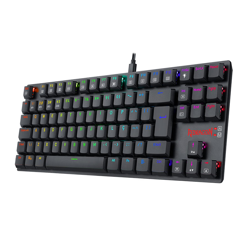 Teclado Mecanico Redragon APS Pro, RGB, Switch Marrom, Preto, K607P-KBS-PT-BROWN - miniatura 5