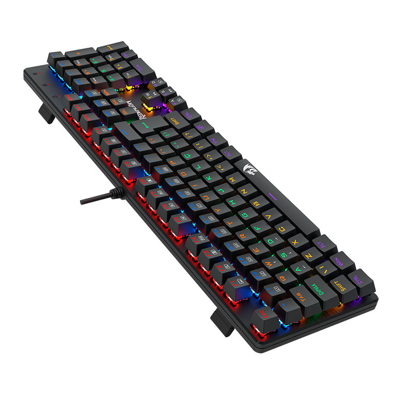 Teclado Mecanico Gamer Redragon Valheim, Rainbow, Switch Marrom, USB, Preto, K608-R-PT-BROWN - miniatura 7