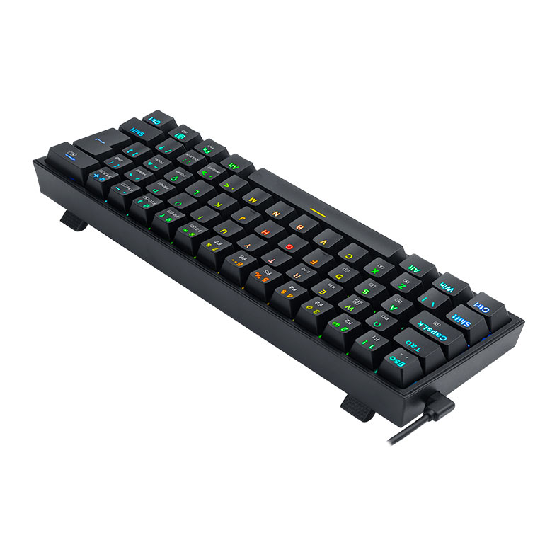 Teclado Mecanico Gamer Redragon Fizz Pro, RGB, Wireless, Switch Brown, Preto, K616-RGB-B-BROWN - miniatura 8