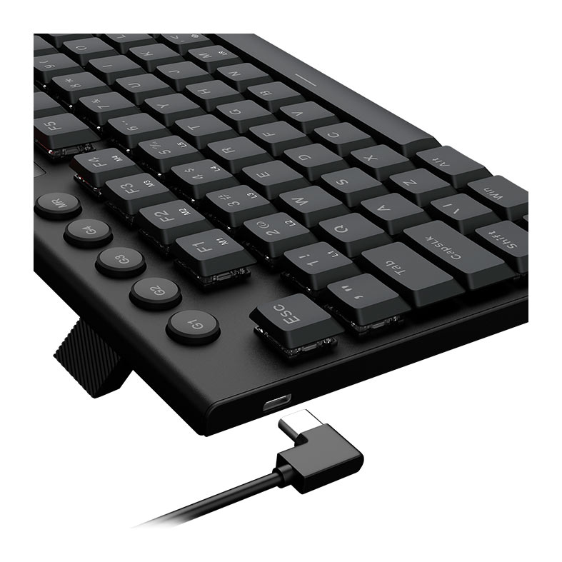 Teclado Mecanico Gamer Redragon Yi TKL, RGB, Switch Marrom, USB, Preto, K625P-KB - miniatura 8