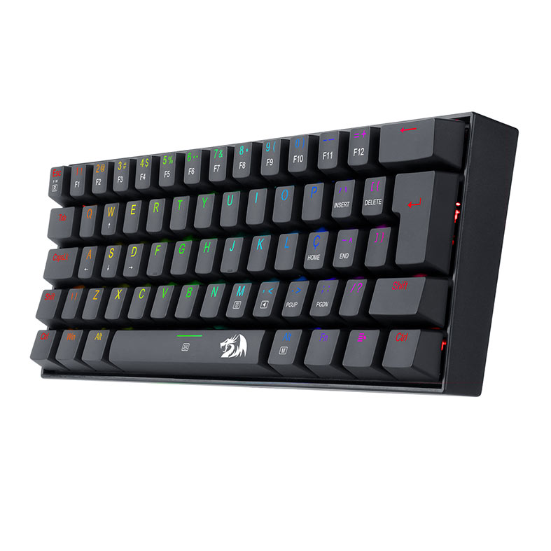 Teclado Mecanico Gamer Redragon Dragonborn, RGB, ABNT2, Switch Brown, Preto, K630RGB-1-PT-BROWN - miniatura 4