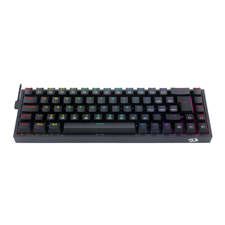 Teclado Mecanico Gamer Redragon Castor, RGB, Switch Marrom, Preto, K631-RGB-PT-BROWN - miniatura 7