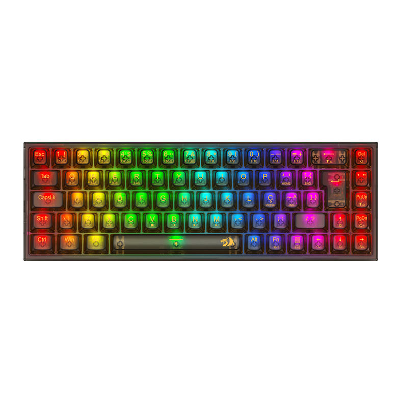 Teclado Mecanico Redragon Castor Pro, RGB, Switch Crystal, Wireless, Preto, K631CTB-RGB-PRO - imagem 1