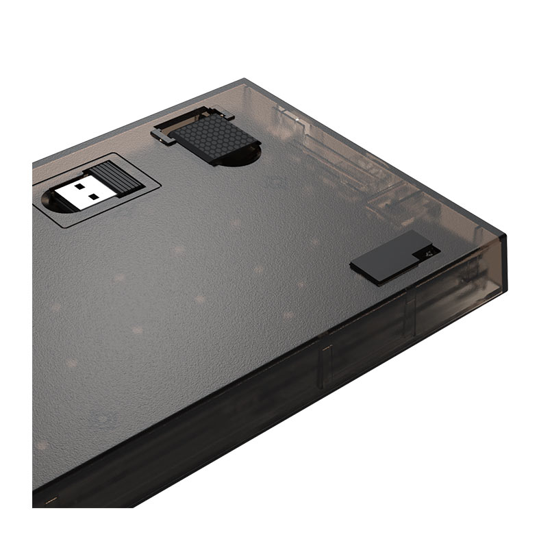 Teclado Mecanico Redragon Castor Pro, RGB, Switch Crystal, Wireless, Preto, K631CTB-RGB-PRO - miniatura 10