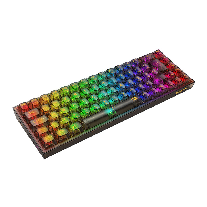 Teclado Mecanico Redragon Castor Pro, RGB, Switch Crystal, Wireless, Preto, K631CTB-RGB-PRO - miniatura 5