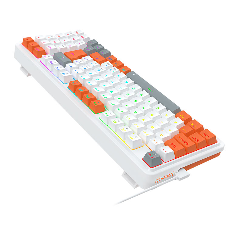 Teclado Mecanico Gamer Redragon Gloria, RGB, Switch Red, K664WOG-RGB-PT-RED - miniatura 7