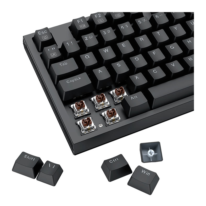 Teclado Mecanico Redragon Argo, RGB, ABNT2, Switch Marrom, Preto, K670-RGB-PT-BROWN - miniatura 9