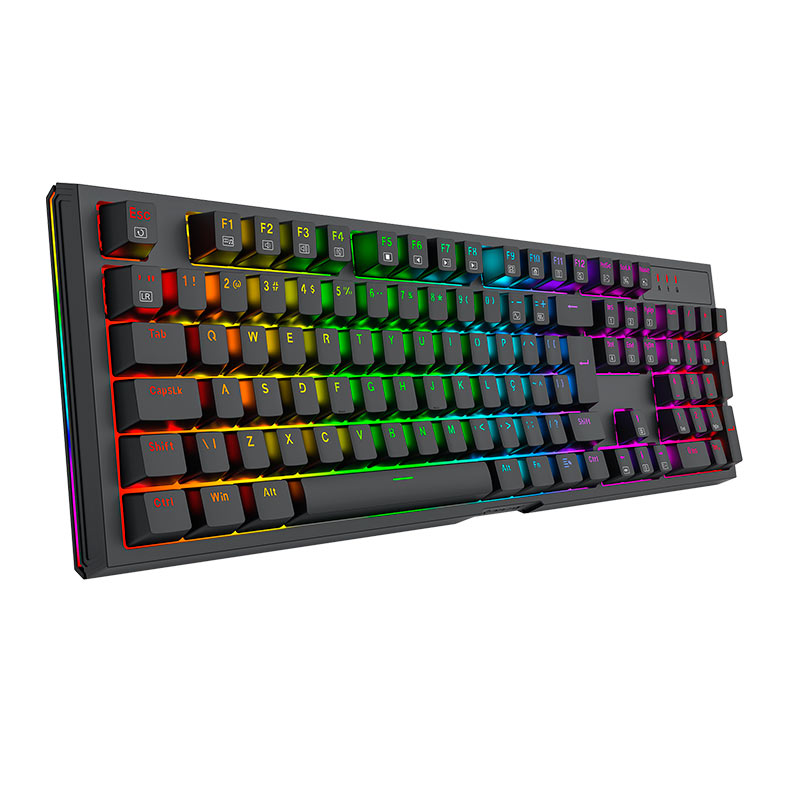Teclado Mecanico Redragon Argo, RGB, ABNT2, Switch Marrom, Preto, K670-RGB-PT-BROWN - miniatura 3