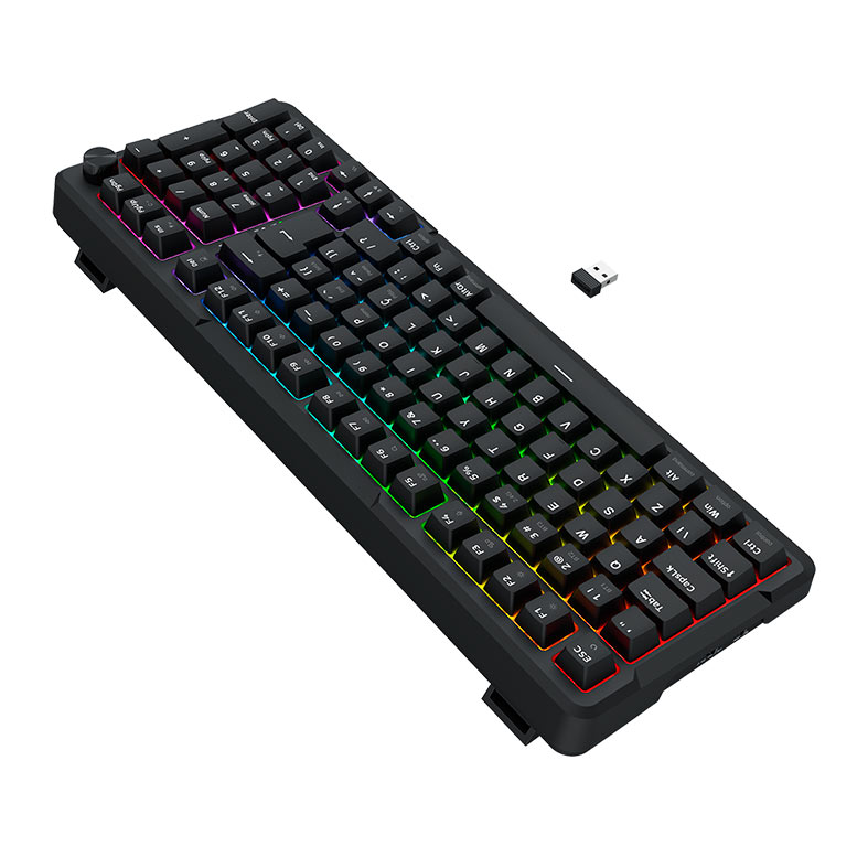 Teclado Mecanico Redragon Arlokks, RGB, ABNT2, Switch RPC Linear, Tri-Mode, Preto, K742B - miniatura 5