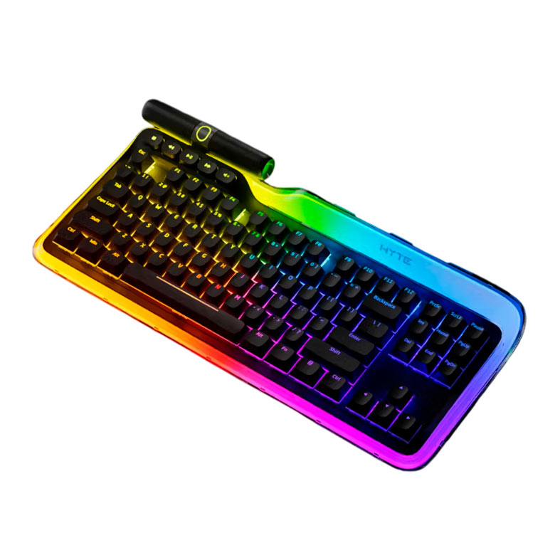 Teclado Mecanico Hyte Keeb Tkl, RGB Retroiluminacao, Switch Fluffy Lavender Linear, Preto, KB-HYTE-KEEB - miniatura 3