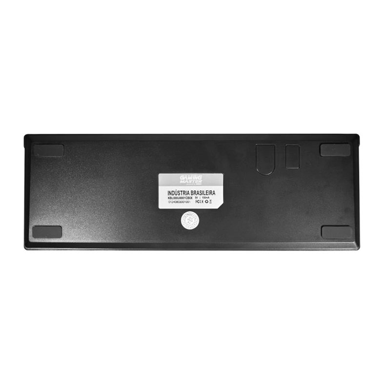 Teclado Mecanico K-Mex Spectra Fury KBL88, Rainbow, ABNT2, Switch Azul, Preto, KBL888U0001CB0X - miniatura 6