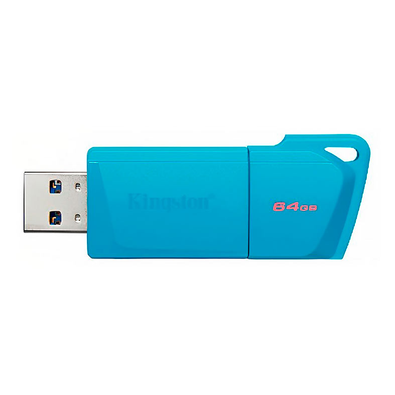 Pen Drive Kingston DataTraveler Exodia M, 64GB, USB 3.2, Azul, KC-U2L64-7LB - miniatura 3