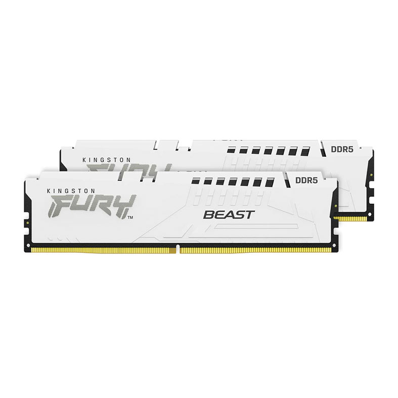 Memoria Kingston Fury Beast, 32GB (2x16GB), DDR5, 6400MHz, C32, Branco, KF564C32BWEK2-32 - miniatura 4