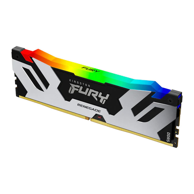 Memoria Kingston Fury Renegade, RGB, 48GB (1x48GB), DDR5, 6400MHz, C32, Preto e Cinza, KF564C32RSA-48 - miniatura 3