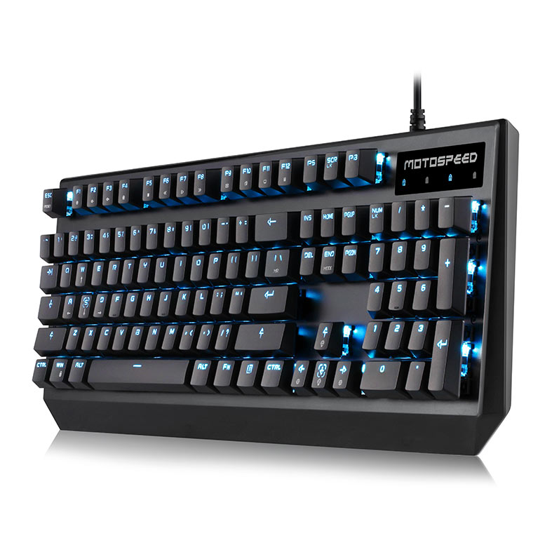 Teclado Mecanico Motospeed CK95, Led Azul, Switch Azul, Preto, KG-CK95-BK-BL-WW - miniatura 3