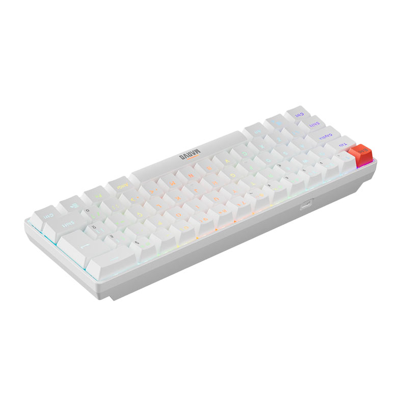 Teclado Mecanico Marvo KG933G, RGB, ABNT2, Switch Vermelho, Branco, KG933G-WH - miniatura 9