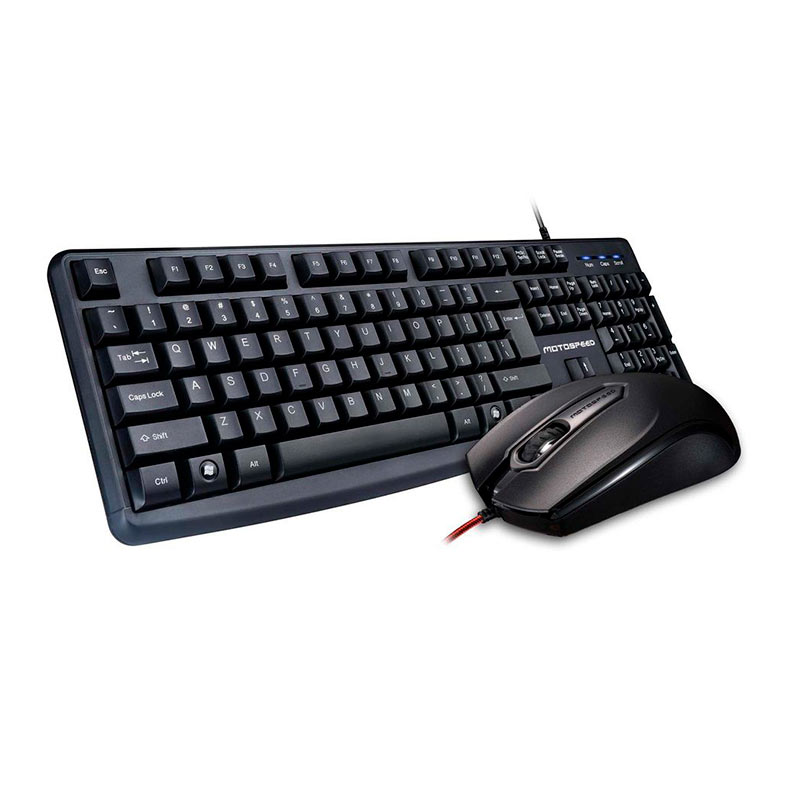Kit Teclado e Mouse Motospeed S102, ABNT2, USB, Mouse 3 Botoes, Preto, KGM-S102-BK-ME-ABNT2 - miniatura 3