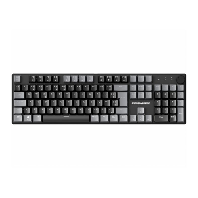 Teclado Mecanico K-Mex Shadowscope KHY628, Rainbow, ABNT2, Switch Azul, Preto e Cinza, KHY628U0002CB0X - miniatura 4