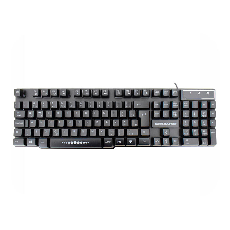 Teclado Gamer K-MEX KM52, Rainbow, ABNT2, Preto, KM5228U0001CB1X - miniatura 5