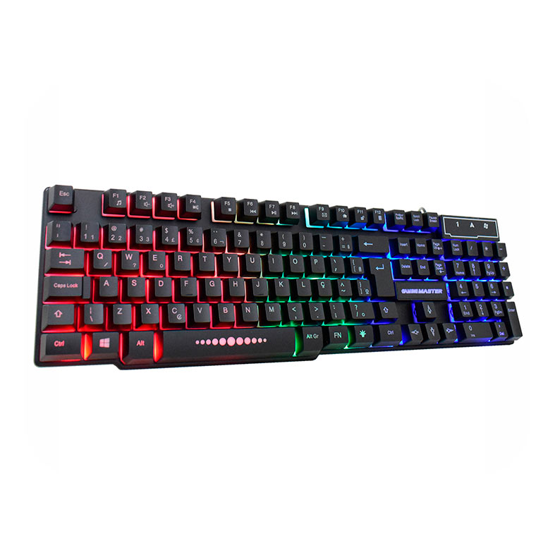 Teclado Gamer K-MEX KM52, Rainbow, ABNT2, Preto, KM5228U0001CB1X - miniatura 3