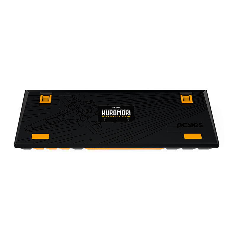 Teclado Mecanico PCYes Kuromori Voyager Edition, Led Amarelo, ABNT2, Switch Vermelho, Preto e Amarelo, KMVY60RD - miniatura 6