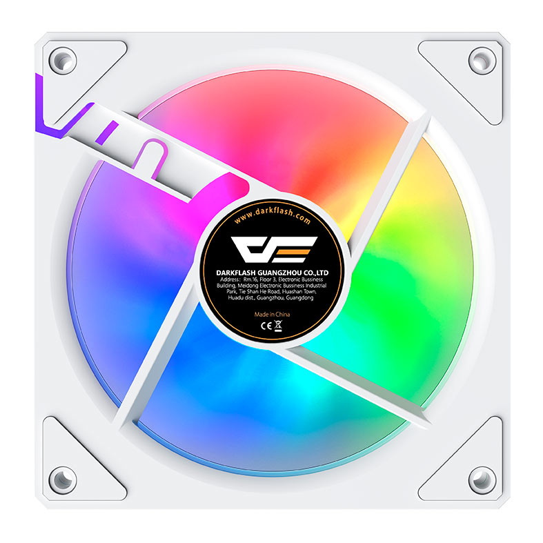 Ventoinha Aigo Darkflash L17, ARGB, 120mm, Branco, L17-WH - miniatura 8
